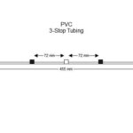 Black-White-Black, Solva-3-Stop Tubing, 317mm