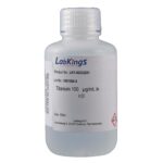 Titanium (NH4)2TiF6, 100 mg/L, in H20, 100ml