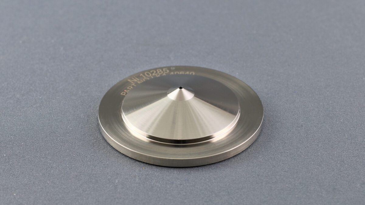 Ni Sampler Cone - 1.15MM Orifice, Screw In, (WET PLASMA) / NU2001A-Ni / 1EA