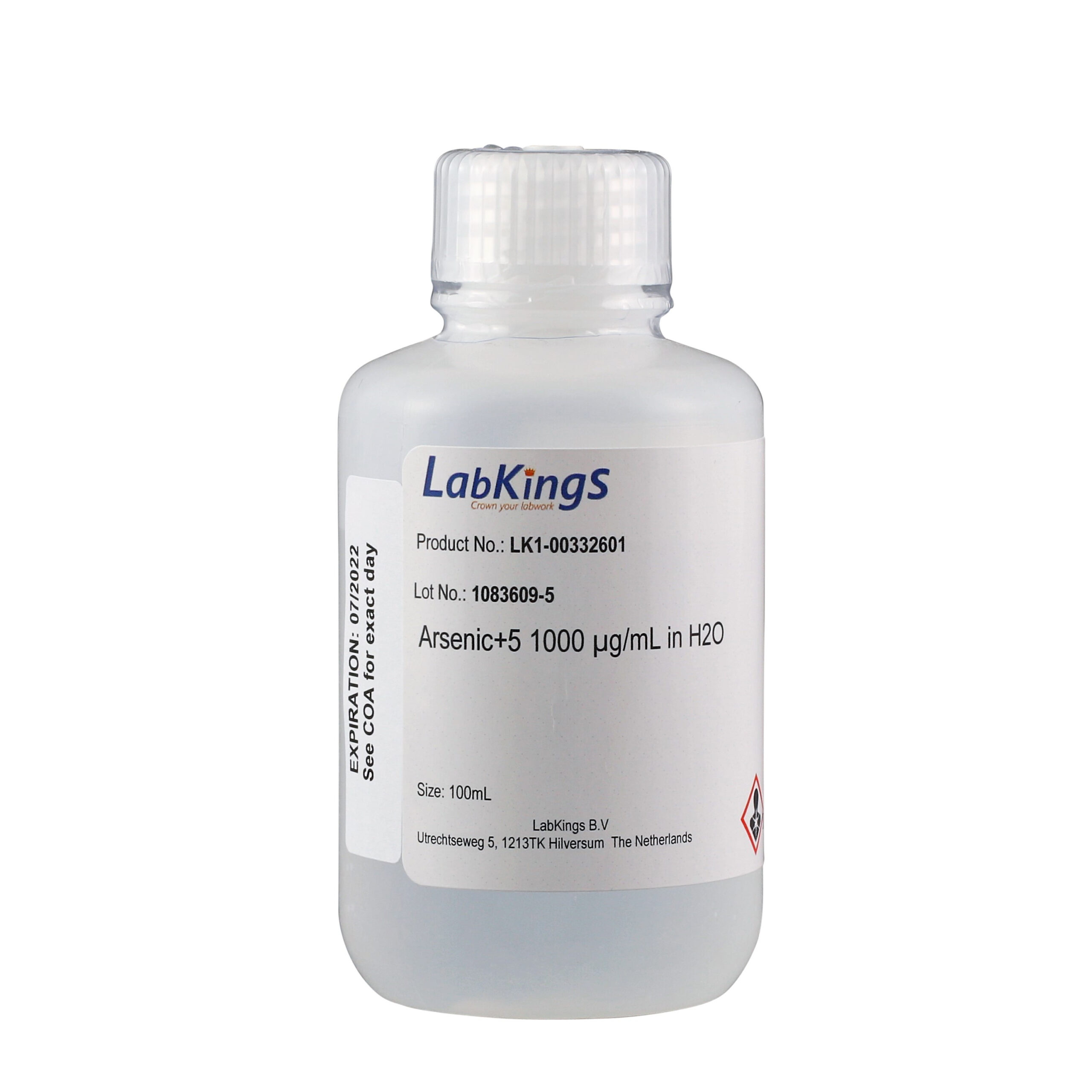 Arsenic+5, 1000 μg/mL in H2O, 500mL Arsenic+5, 1000 μg/mL in H2O, 500mL