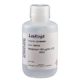 Neodymium 1,000 mg/L (Nd2O3), 2% HNO3, 250ml