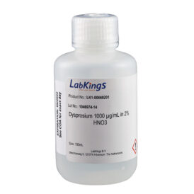 Dysprosium 1,000 mg/L (Dy2O3), 2% HNO3, 250ml