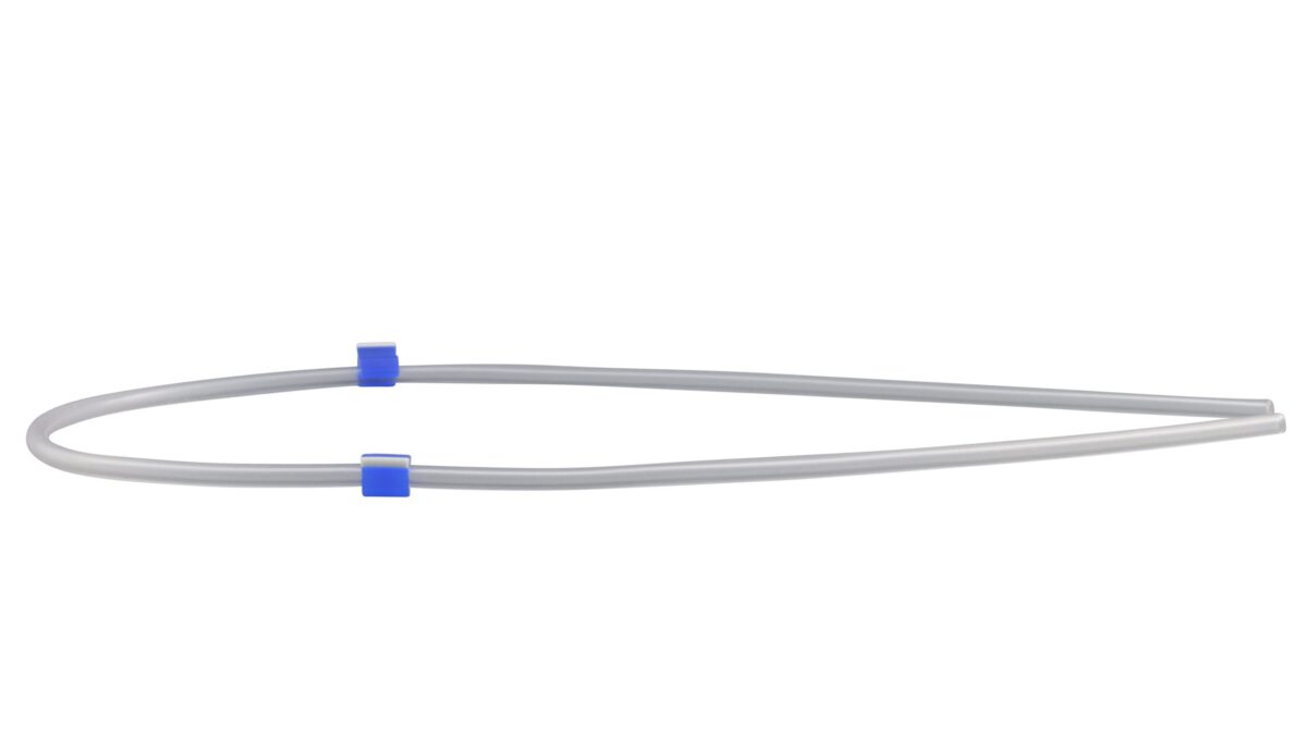 Blue-Blue PVC 2-stop tubing 12 Pack