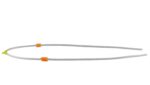 Orange-Yellow-Orange, PVC 3-Stop Tubing