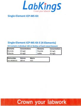 Single-Element ICP-MS Kit E (4 Elements), 100ml