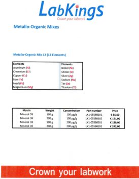 Metallo-Organic Mix 12, 200 ug/g, 200g