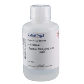 Strontium 1,000 mg/L (SrCO3), 2% HNO3, 100ml