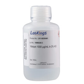 Yttrium 1,000 mg/L (Y2O3), 2% HCl, 100ml