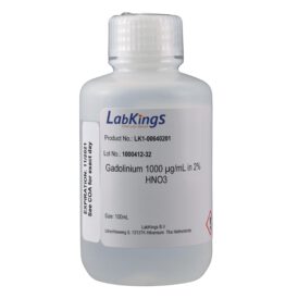 Gadolinium 1,000 mg/L (Gd2O3), 2% HNO3, 100ml