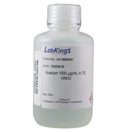 Uranium 1,000 mg/L (U3O8), 2% HNO3, 100ml