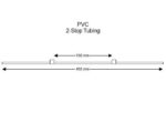 White-White PVC 2-stop tubing 12 Pack