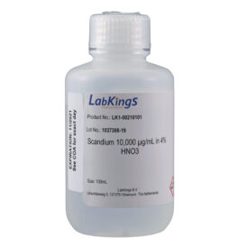 Scandium 10,000 mg/L (Sc2O3),4% HNO3, 250ml