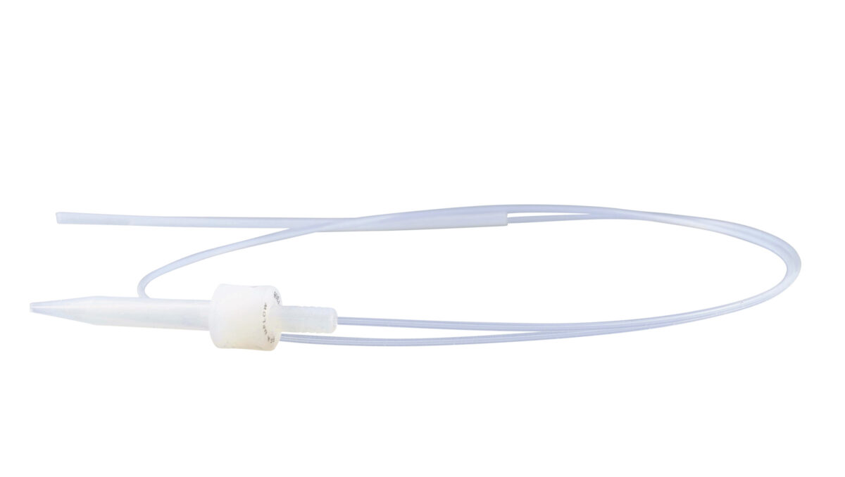 PFA-MicroFlow nebulizer with integrated capillary