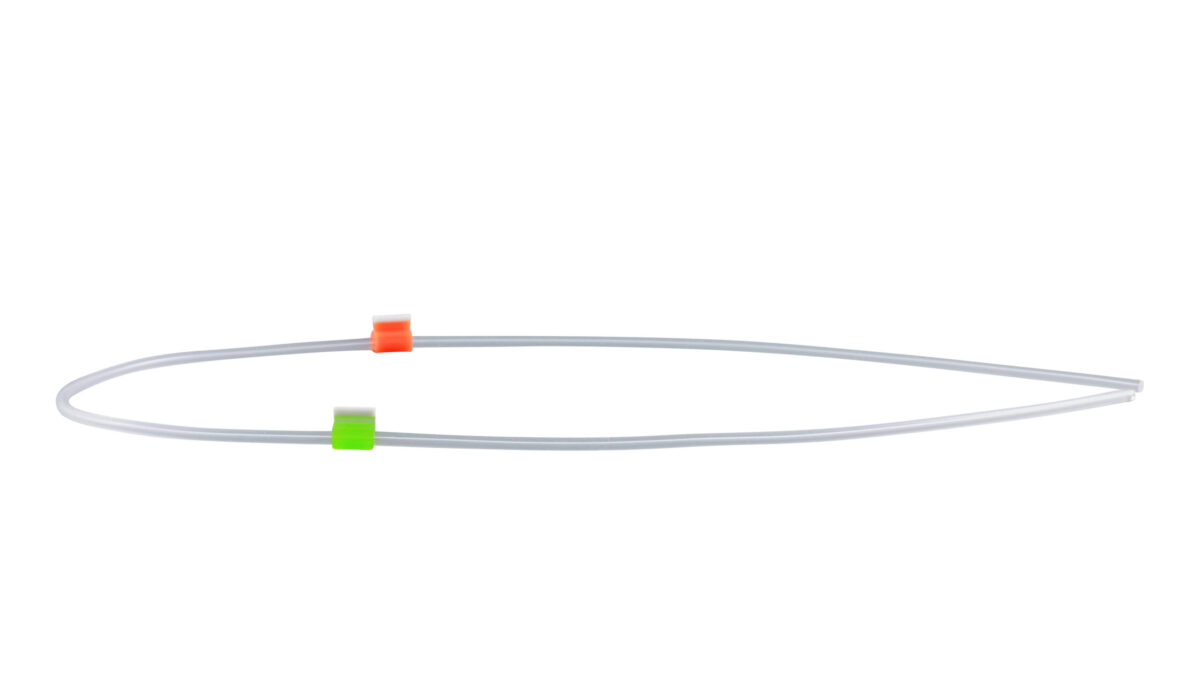 PVC 2-Stop Tubing, Orange- Green, Flared, 0.015", 12pck