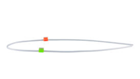 PVC 2-Stop Tubing, Orange- Green, Flared, 0.015", 12pck