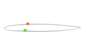 PVC 2-Stop Tubing, Orange- Green, Flared, 0.015", 12pck