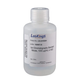 Nitrate, 1000 mg/L, Ion Chromatography Standard, in H2O, 500mL