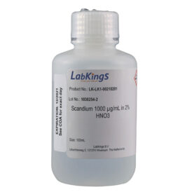 Scandium 1,000 mg/L (Sc2O3), 2% HNO3, 100ml