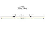 Black-Black Solva 2-stop tubing, Perkin Elmer equivalent 00473550