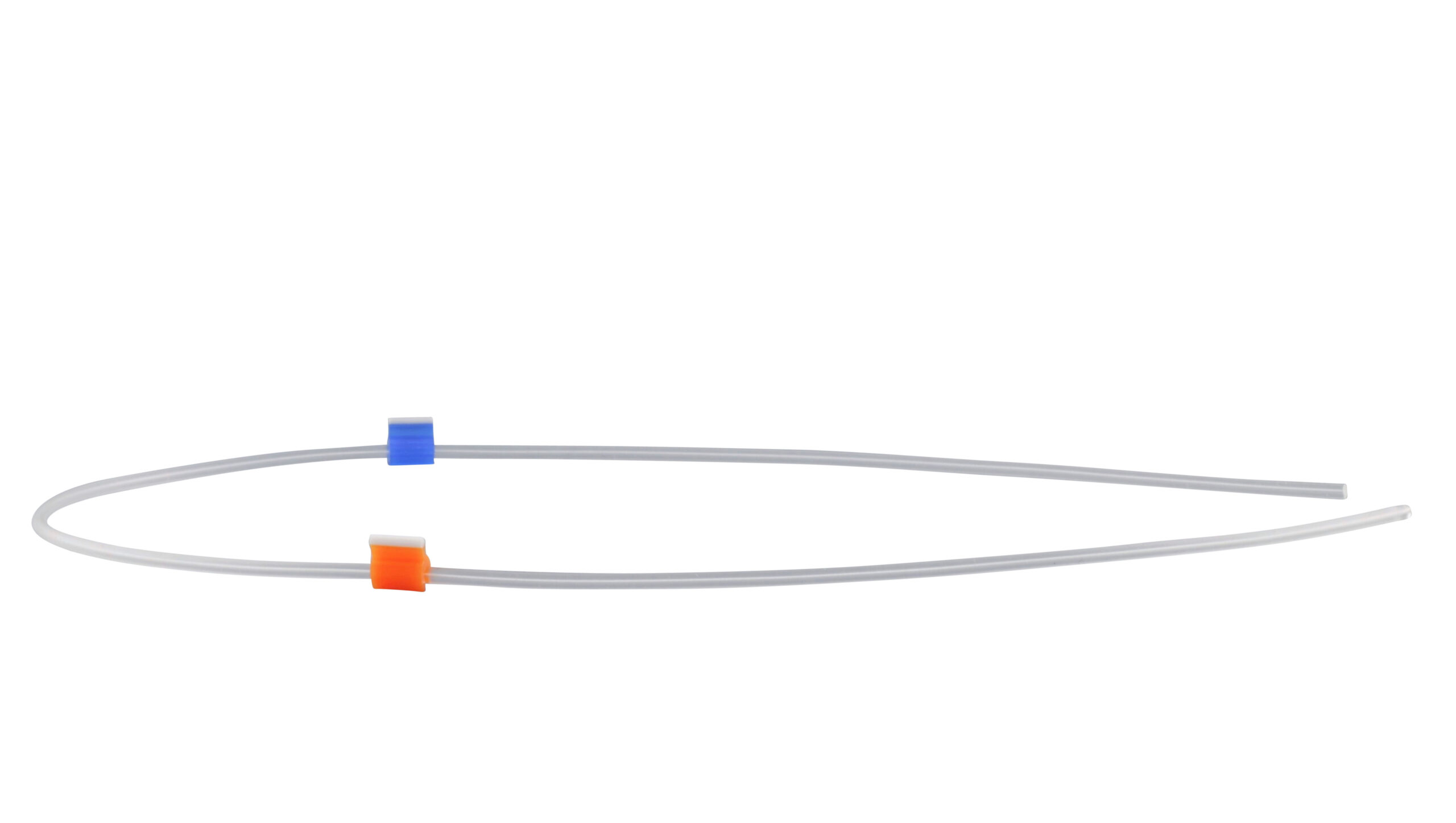Flared PVC 2-Stop Tubing, Orange-Blue Flared PVC 2-Stop Tubing, Orange-Blue