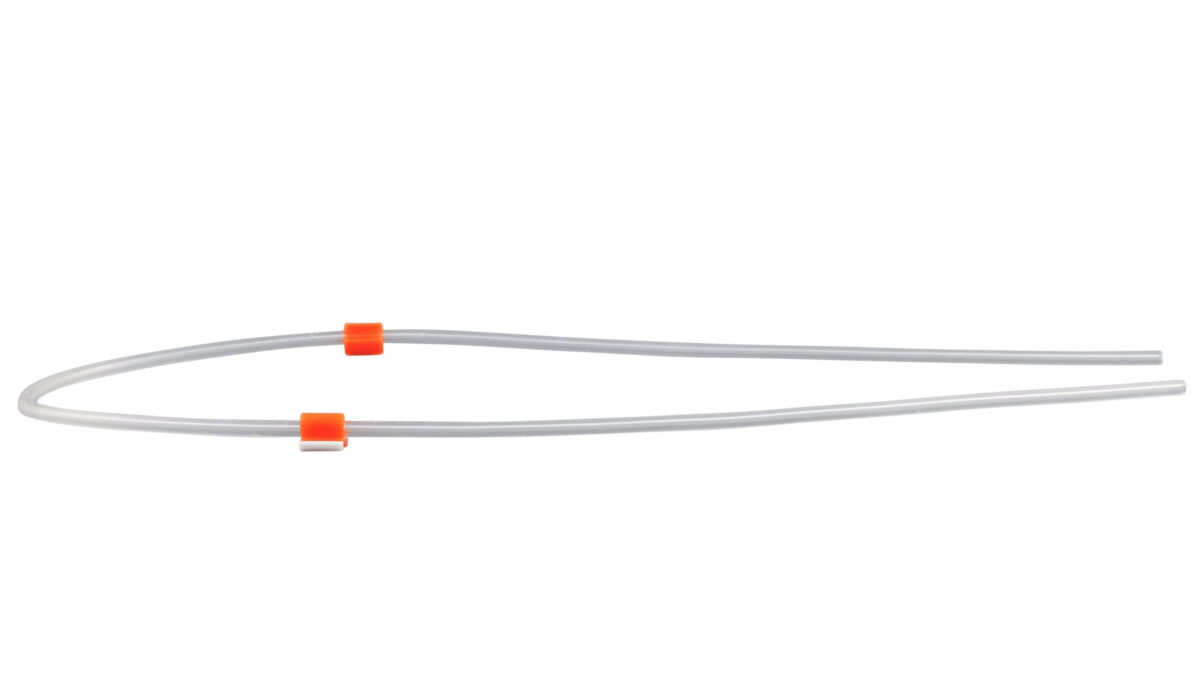 Flared PVC 2-Stop Tubing, Orange- Orange