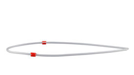 Flared PVC 2-Stop Tubing, Red-Red