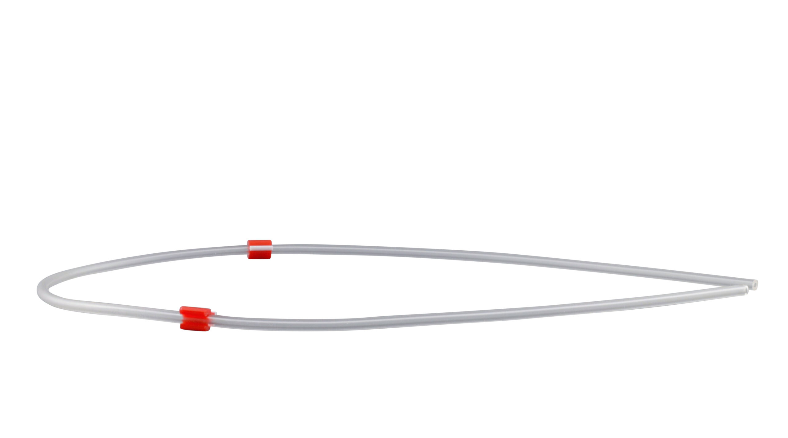 Flared PVC 2-Stop Tubing, Red-Red Flared PVC 2-Stop Tubing, Red-Red