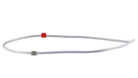 Flared PVC 2-Stop Tubing, Red-Gray