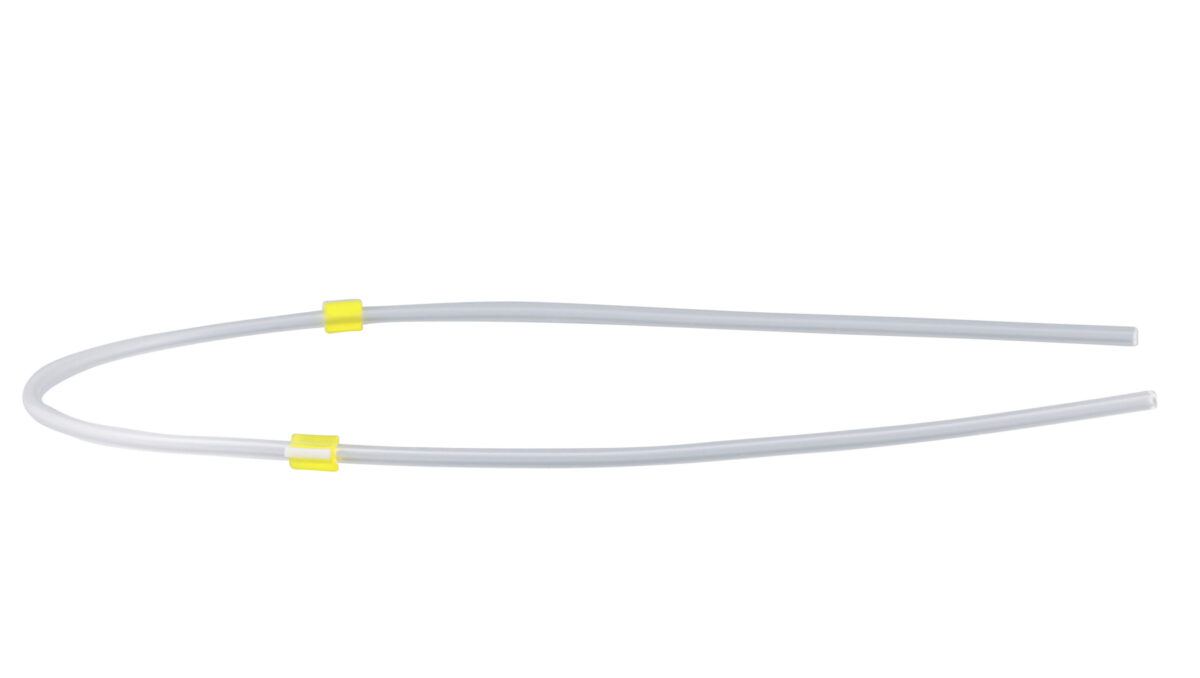 Flared PVC 2-Stop Tubing,  Yellow-Yellow