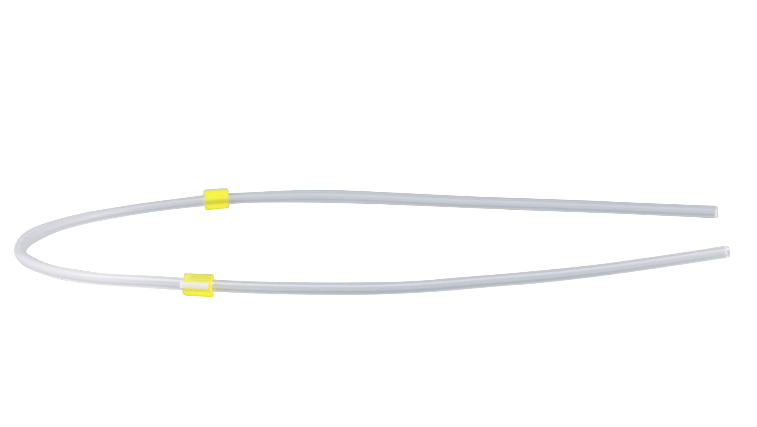 Flared PVC 2-Stop Tubing, Yellow-Yellow Flared PVC 2-Stop Tubing, Yellow-Yellow