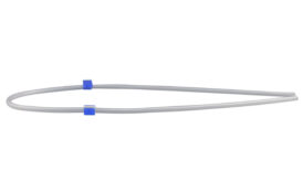 Flared PVC 2-Stop Tubing, Blue-Blue
