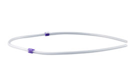 Flared PVC 2-Stop Tubing, Purple-Purple