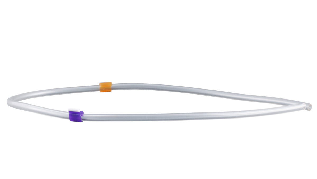 Flared PVC 2-Stop Tubing, Purple-Orange