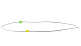 Flared silicone 2-stop tubing Green-Yellow