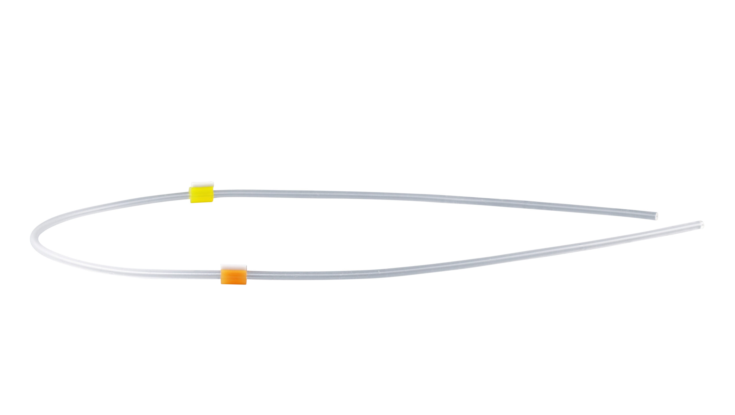 Flared silicone 2-stop tubing Orange-Yellow Flared silicone 2-stop tubing Orange-Yellow