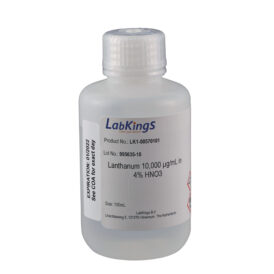 Lanthanum 10,000 mg/L (La2O3), 4% HNO3, 250ml