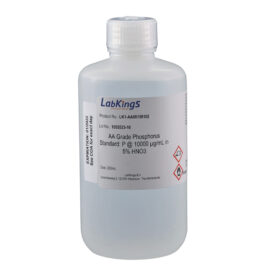 AA grade Phosphorus 10000 mg/L, diluted in HNO3, 500mL