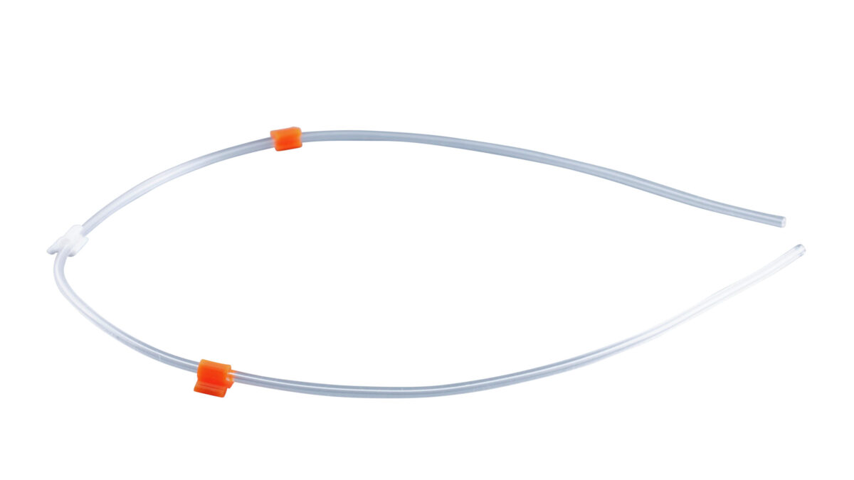 Flared PVC 3-Stop Tubing, Orange- White-Orange 12 pack