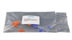 Flared Tubing, orange-blue, 72mm btwn Stops -190mm Total, 25mm ID, 12pck